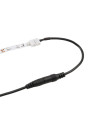 Коннектор для светодиодных лент OEM №13 8мм зажим - mini Jack "мама" через провод, 15см, 100000819