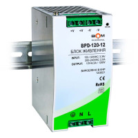Блок питания Biom Professional на DIN-рейку DC 12V 120W 10A (BPD-120-12)