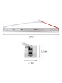 Блок живлення OEM DC 12V 48W 4А stick тонкий, в алюмінієвому корпусі (LTR-48-12) , 100011679