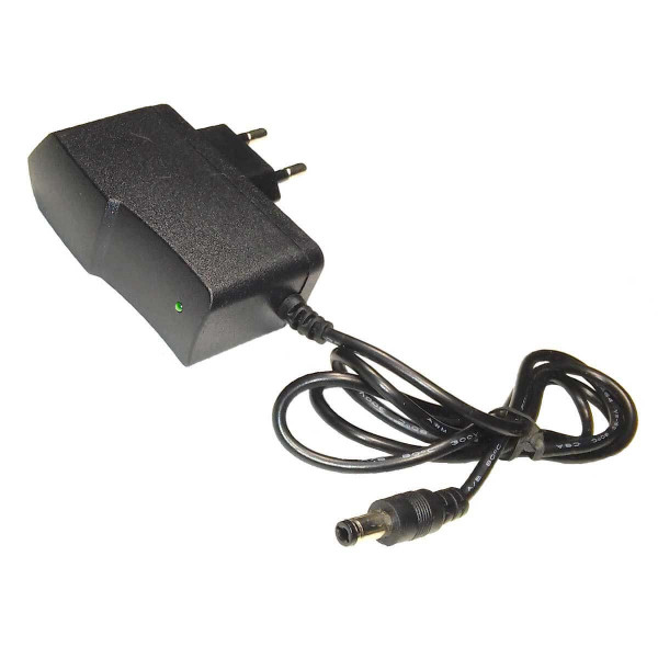 Блок питания розеточный OEM DC 12V 12W 1А со штекером в пластиковом корпусе (PL-12-12), 100000183