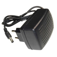Блок питания розеточный OEM DC 12V 24W 2А со штекером в пластиковом корпусе (PL-24-12)