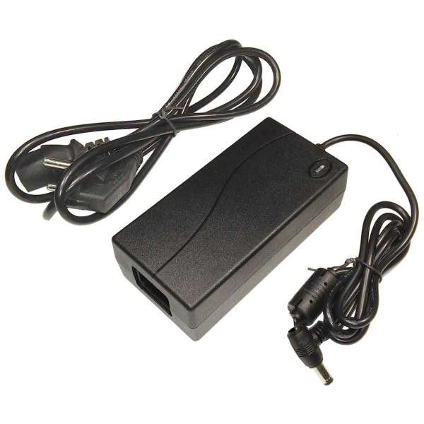 Блок питания розеточный OEM DC 12V 60W 5А со штекером в пластиковом корпусе (PLC-60-12), 100000187