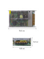 Блок живлення OEM DC 12V 150W 12,5А негерметичний в металевому корпусі (TR-150-12) , 100001281