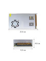 Блок живлення OEM DC 12V 360W 30А негерметичний в металевому корпусі (TR-360-12) , 100000710