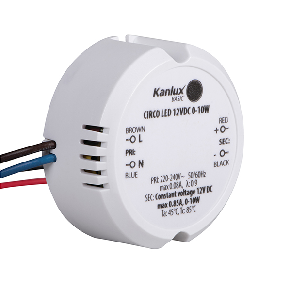 Блок питания KANLUX CIRCO N LED 12VDC 10W (24242), 100024999