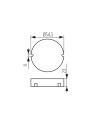 Блок питания KANLUX CIRCO N LED 12VDC 10W (24242), 100024999