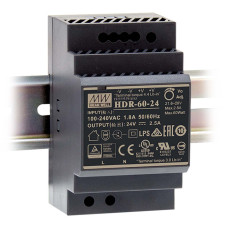 Блок питания Mean Well на DIN-рейку DC 24V 60W 2,5А (HDR-60-24)