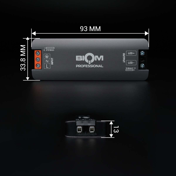 Блок питания BIOM Professional DC12 48W 4А IP44 (BPTH-12-48), 100028388