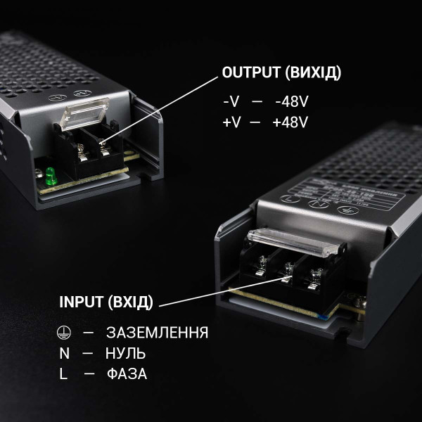 Блок питания Biom Professional DC48 100W 2.08A (BPDK-48-100), 100028019