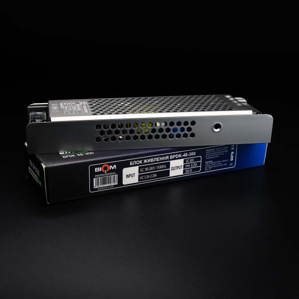 Блок питания Biom Professional DC48 300W 6.25A (BPDK-48-300), 100028021