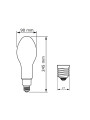 Світлодіодна лампа PHILIPS Tforce Core LED HPL 26W E27 840 ED90 FR (929002350202) , 100023817