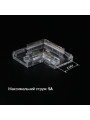 Коннектор для светодиодных лент OEM 8 мм, 2 pin, кут (лента-лента), max 5A (SC-34-SW-8-2), 100028381