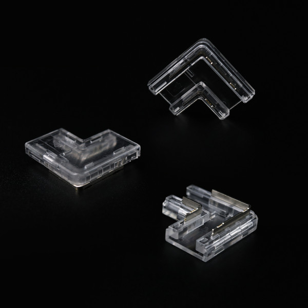 Коннектор для светодиодных лент OEM 8 мм, 2 pin, кут (лента-лента), max 5A (SC-34-SW-8-2), 100028381