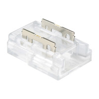 Конектор для світлодіодних стрічок OEM 8 мм, 2 pin, (дріт-стрічка), прозорий, без дроту, max 6A (SC-31-SW-8-2)