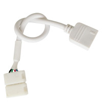 Конектор для свiтлодiодних стрiчок OEM SC-10-SWC-4 10mm RGB joint joint-F wire (затискач-дрiт-затискач 