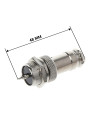 Конектор для світлодіодних стрічок OEM №18 4pin-4pin "мама" + "тато" метал , 100003874