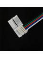 Коннектор для светодиодных лент OEM SC-22-SW-15-5 10mm RGBW 2joints wire (провод-2зажима), 100012223