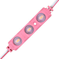 Светодиодный модуль BRT XG194 5630-3 1,5W DC 12V IP65 розовый с линзой (XG194 LM-12-1.5-5630-7515)