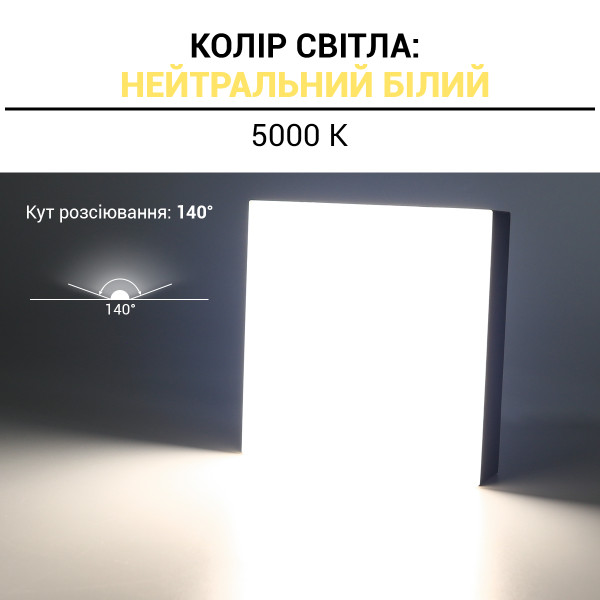 Светильник светодиодный Biom NL 230V 12W 5000К IP20 черный (NL-2-S12-B-5), 100025799