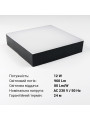 Светильник светодиодный Biom NL 230V 12W 5000К IP20 черный (NL-2-S12-B-5), 100025799