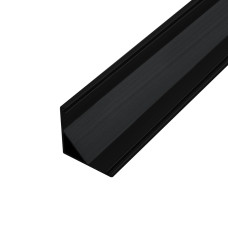 Профиль алюминиевый BIOM угловой ЛПУ16Ч 16х16 черный (палка 2м), м (LPU-16B)
