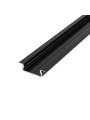 Профіль алюмінієвий BIOM врізний ЛПВ7B 7х16, чорний (палка 2м), м (LPV-7B) , 100021003