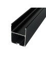 Профіль алюмінієвий BIOM ЛСБ-50Ч 50*70мм анодований, чорний, 2м (LSB-50B) , 100016972