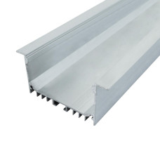 Профиль алюминиевый BIOM ЛСВ-55 32*55мм анодированный (палка 2м), м (LSV-55A)