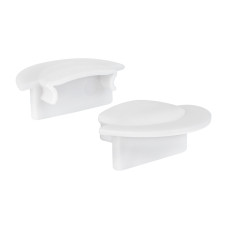 Заглушка BIOM ЗПВ-7Б для врезного профиля LPV-7W, белая (ZPV-7W)