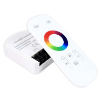 Контроллер RGB OEM  24A (8A*3кан) DC 12-24V RF белый (C-24-RF8-T-W)