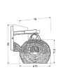 Бра Candellux CROMINA (21-22240), 100025054