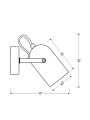 Бра Candellux GRAY (91-66473), 100025398