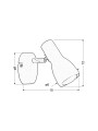 Бра Candellux PICARDO Yellow (91-52391), 100025558