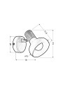 Бра Candellux PUERTO (91-62796), 100025069