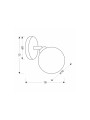 Бра Candellux Rodia Chromium (91-20963), 100025436