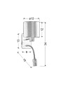 Бра Candellux SYLWANA Silver (21-28648), 100025449