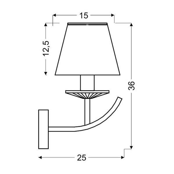 Бра Candellux VALENCIA (21-84418), 100025072