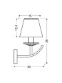 Бра Candellux VALENCIA (21-84418), 100025072