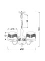 Люстра Candellux ANTONIO (33-22998), 100025120