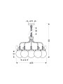 Люстра Candellux BALLET (35-70876), 100025123