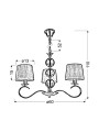 Люстра Candellux CLARA (33-21618), 100025132