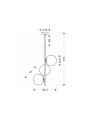 Люстра Candellux Duo (33-01276), 100025203