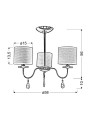 Люстра Candellux ESTERA (33-11664) , 100025140