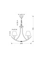 Люстра Candellux LONDON (36-38845), 100025152