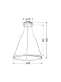 Люстра Candellux LUNE Silver (31-64646) , 100025243