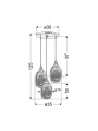 Люстра Candellux MARINA Chromium (33-60181), 100025248