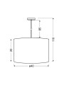 Люстра Candellux TIMBER Light brown (31-56699), 100025286