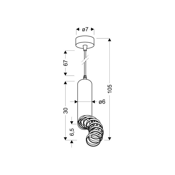 Люстра Candellux TUBA White (31-77707), 100025538