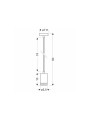 Люстра Candellux Tubo Brown (31-78568), 100025290