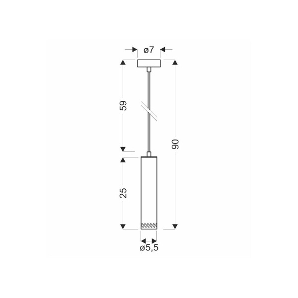 Люстра Candellux Tubo Brown (31-78582), 100025291